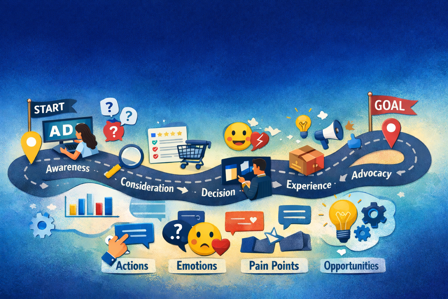 What a Customer Journey Map Really Captures