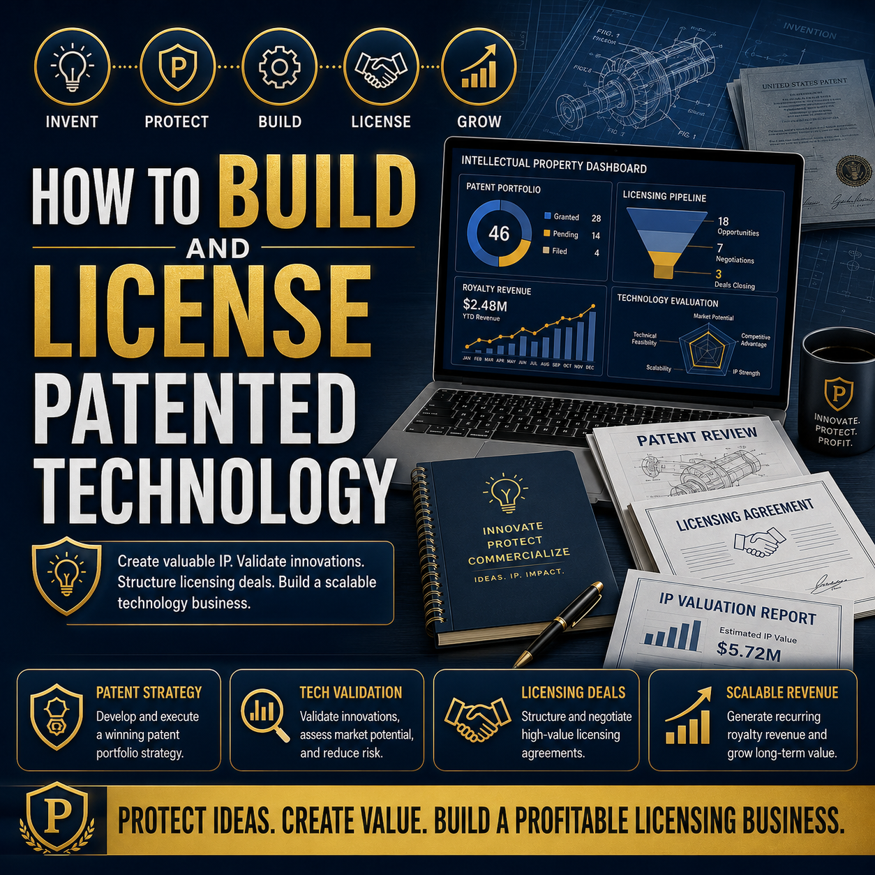 How to Build and License Patented Technology