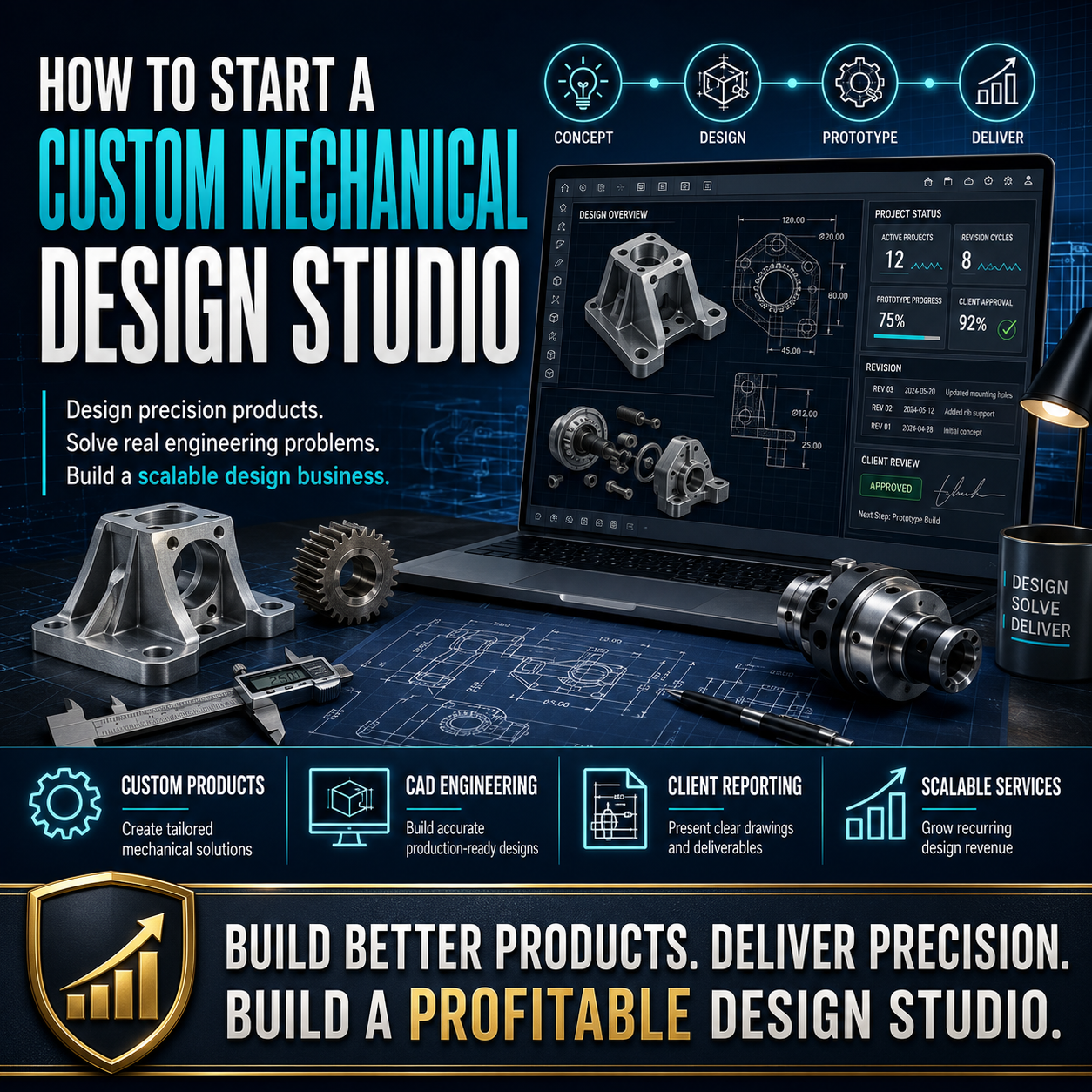 How to Start a Custom Mechanical Design Studio