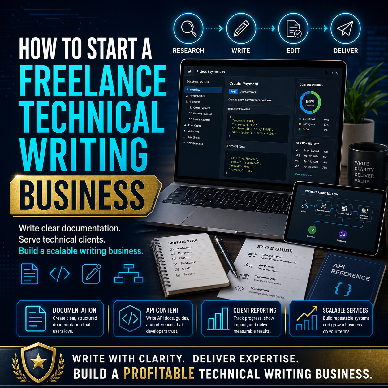 How to Start a Freelance Technical Writing Business