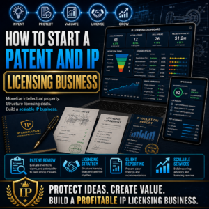 How to Start a Patent and IP Licensing Business