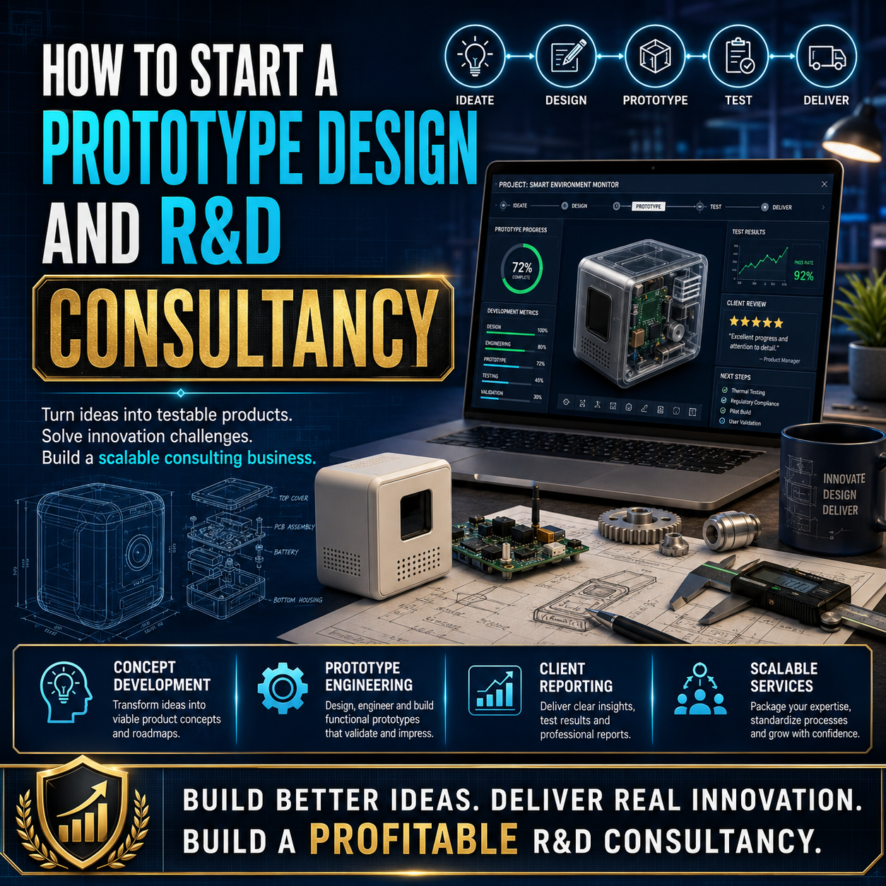 How to Start a Prototype Design and R&D Consultancy