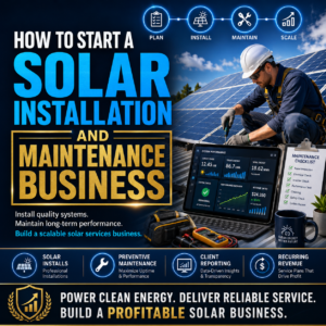 How to Start a Solar Installation and Maintenance Business