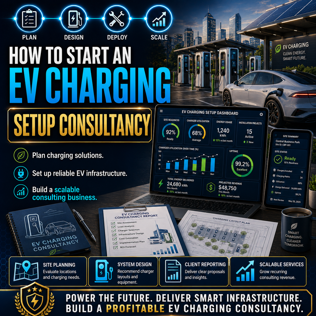 How to Start an EV Charging Setup Consultancy