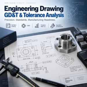 Engineering Drawing, GD&T & Tolerance Analysis