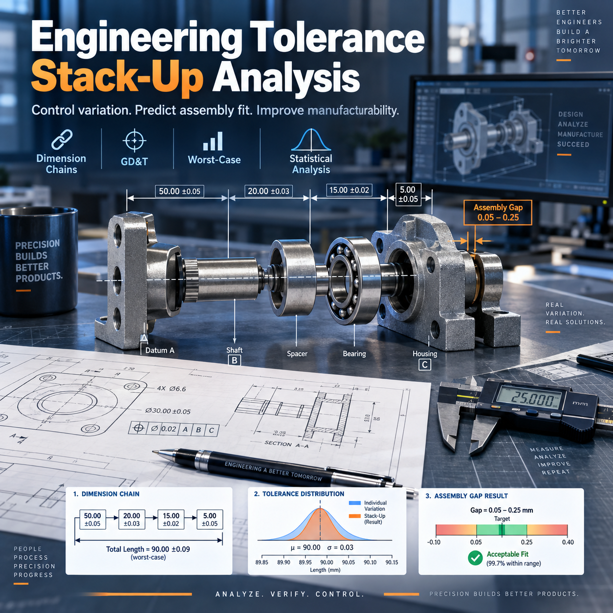 Engineering Tolerance Stack Up Analysis