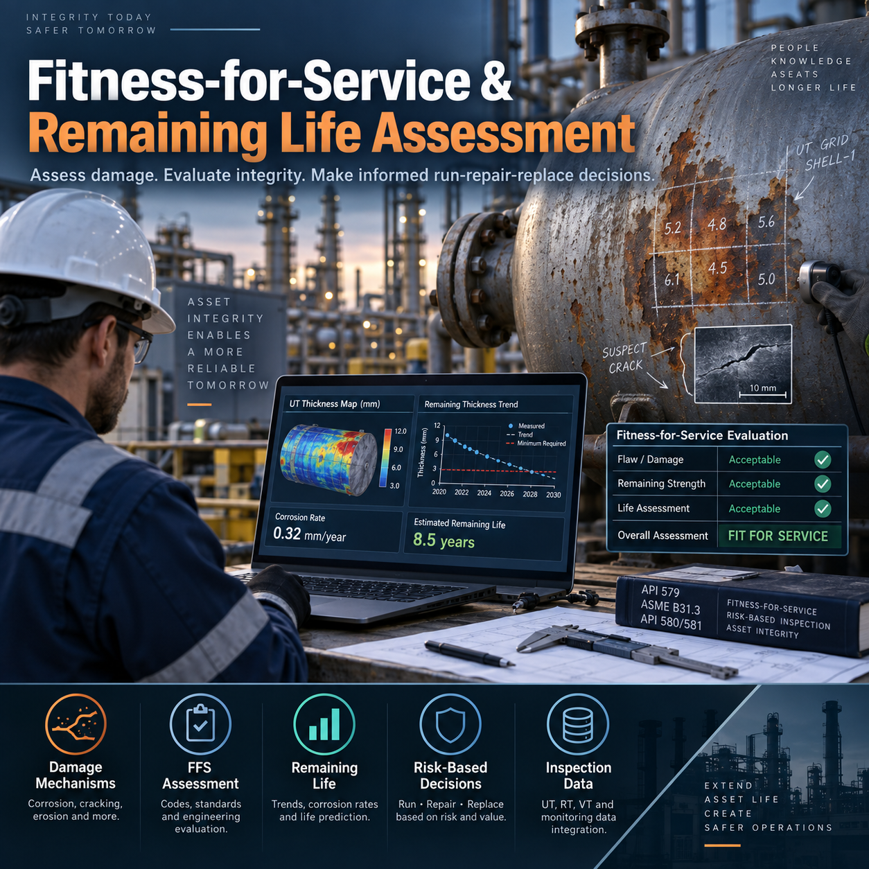 Fitness for Service & Remaining Life Assessment