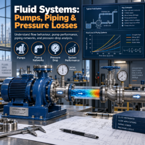 Fluid Systems Pumps, Piping & Pressure Losses