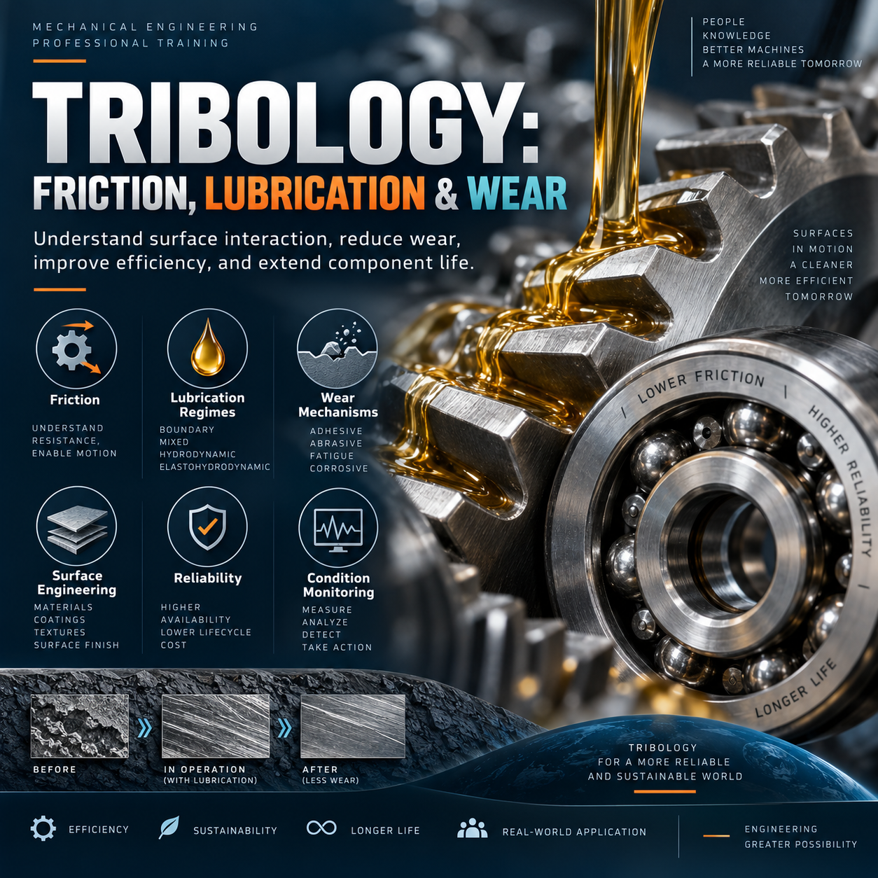 Tribology Friction, Lubrication & Wear